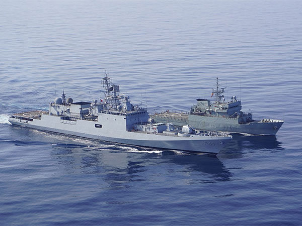 INS Tabar, Spanish Navy Ship Atalaya conduct Exercise in Mediterranean Sea 