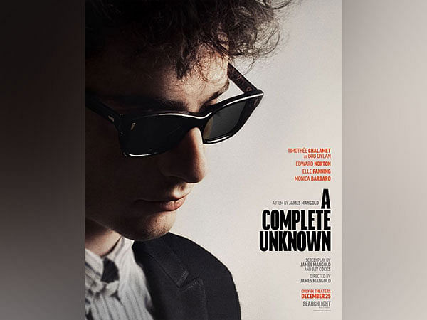 'A Complete Unknown' new poster featuring Timothee Chalamet as Bob Dylan released 