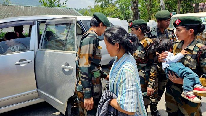 Representative image of Assam Rifles conducting rescue operations | Photo: ANI