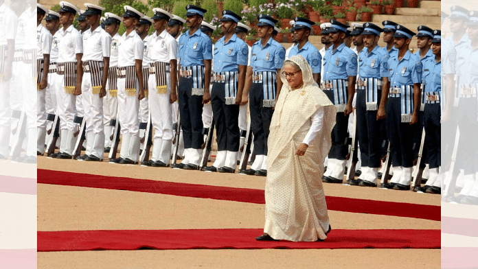 File photo of Bangladesh Prime Minister Sheikh Hasina | Praveen Jain | ThePrint