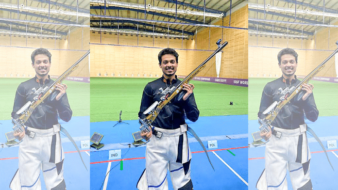 Shooter Swapnil Kusale | File Photo | Credit: ANI