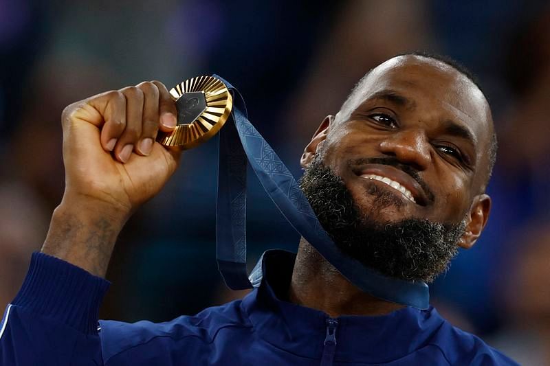 OlympicsBasketballGold medallist Lebron James 'I don't see myself at