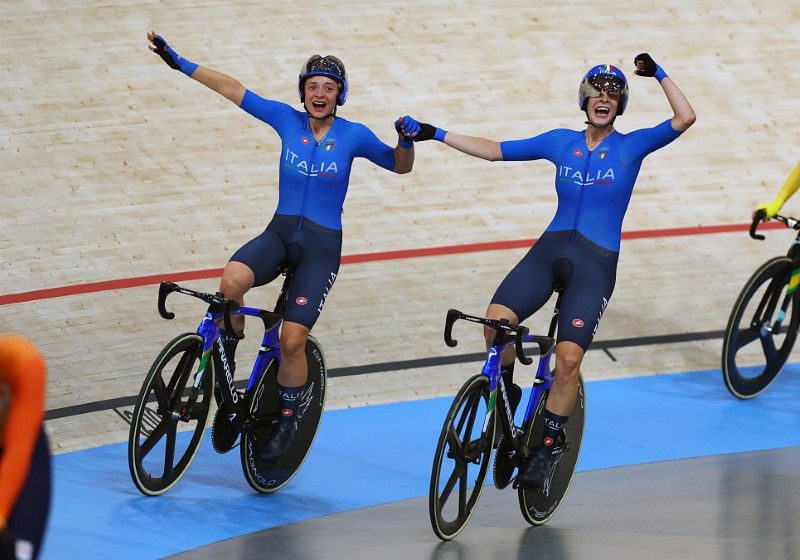 OlympicsCyclingNo plan, no problem, as Italy grab Madison gold