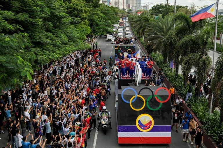 OlympicsPhilippines cheers gold medallist gymnast Yulo in victory