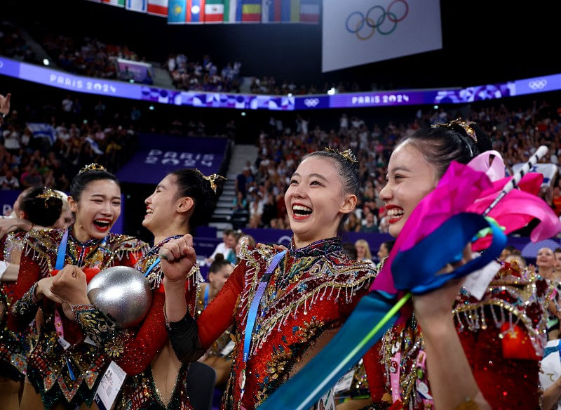 OlympicsRhythmic GymnasticsChina win group allaround gold ThePrint