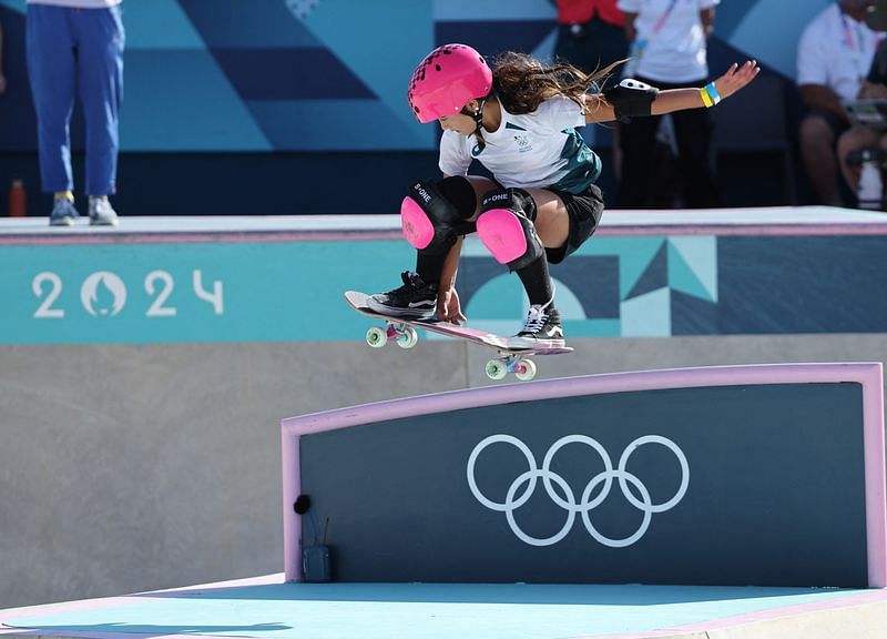 OlympicsSkateboardingAustralian Trew, 14, takes gold medal in women's