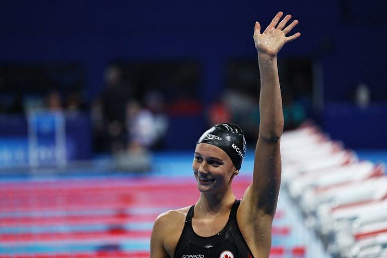 OlympicsSwimmingMcIntosh completes medley double with 200 gold