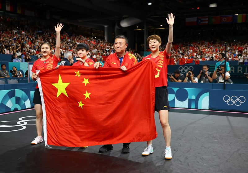 OlympicsTable TennisChina achieve golden sweep with women's team