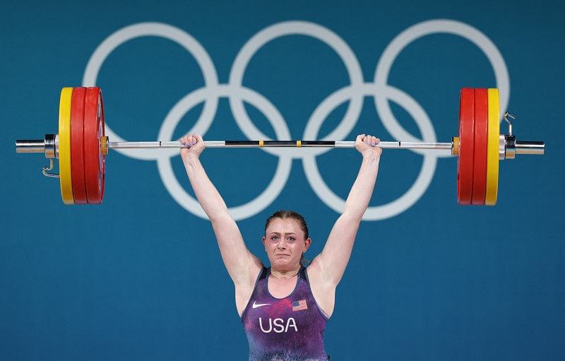 OlympicsWeightliftingAmerican Reeves wins women's 71kg gold