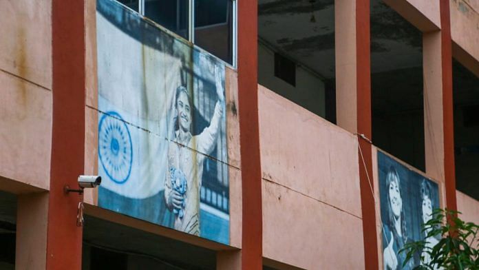 Vinesh Phogat's picture at the Mahavir Phogat Sports Academy in Balali village | Suraj Singh Bisht | ThePrint