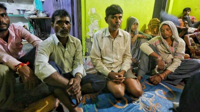 (From left) Shashi's father Pappu, and Babli's father and mother Ramveer and Meera | Photo: Praveen Jain | ThePrint