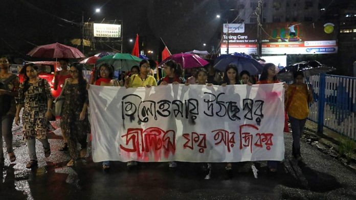 Protest against RG Kar incident in Kolkata | Manisha Mondal | ThePrint