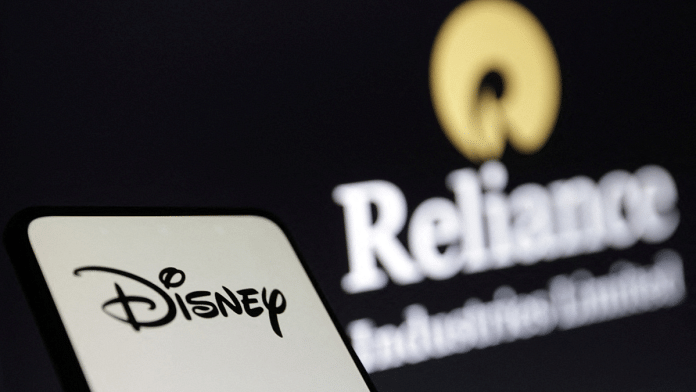 Disney and Reliance logos | Reuters/Dado Ruvic/Illustration/File Photo