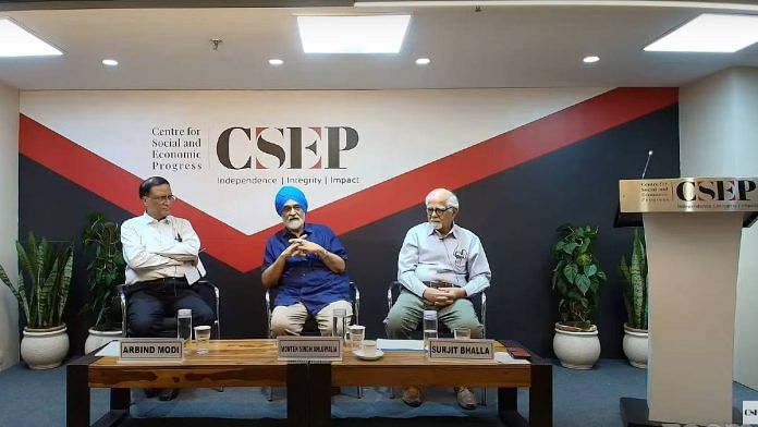 Screengrab from seminar titled ‘Is India's Tax-to-GDP Ratio Too High or Too Low?’, organised by Delhi-based think-tank Centre for Social and Economic Progress