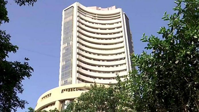 The BSE building in Mumbai | Photo: ANI