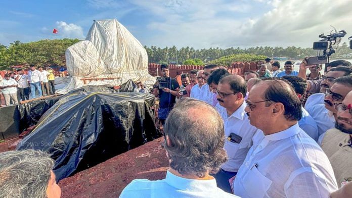 Protests led by Ajit Pawar-led NCP over Shivaji statue collapse | X/@AjitPawarSpeaks