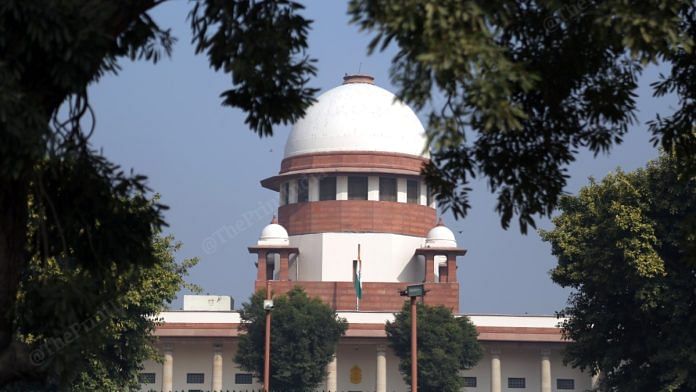 File photo of the Supreme Court of India | Suraj Singh Bisht | ThePrint