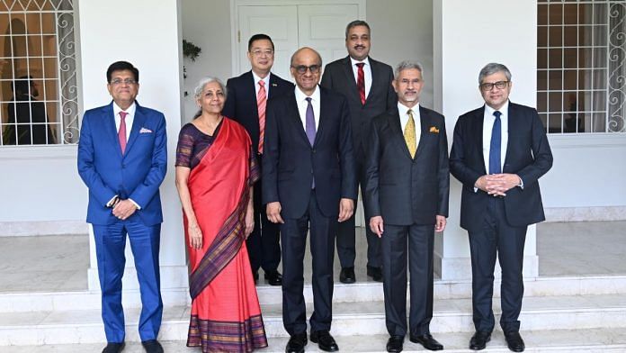 India-Singapore Ministerial Roundtable | X/@PiyushGoyal