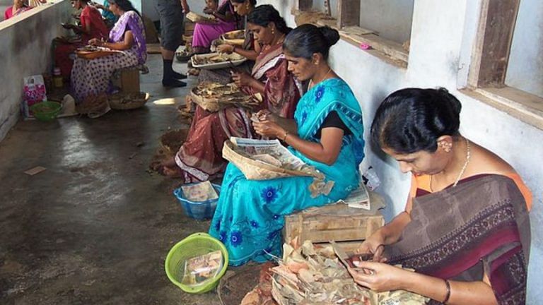 Tobacco, textile and apparel manufacturing — women overrepresented in low-paying jobs