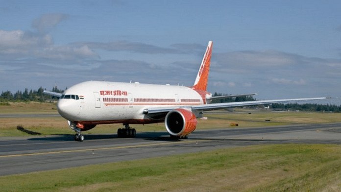 Air India flight | Representational image/ANI