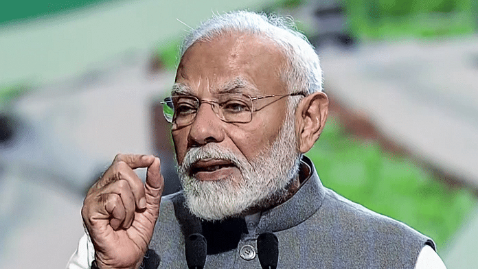 Prime Minister Narendra Modi addresses at the inauguration ceremony of the 32nd International Association of Agricultural Economists, in New Delhi on Saturday | ANI