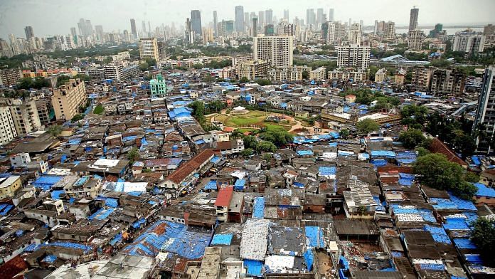 File photo of Dharavi in Mumbai | ANI