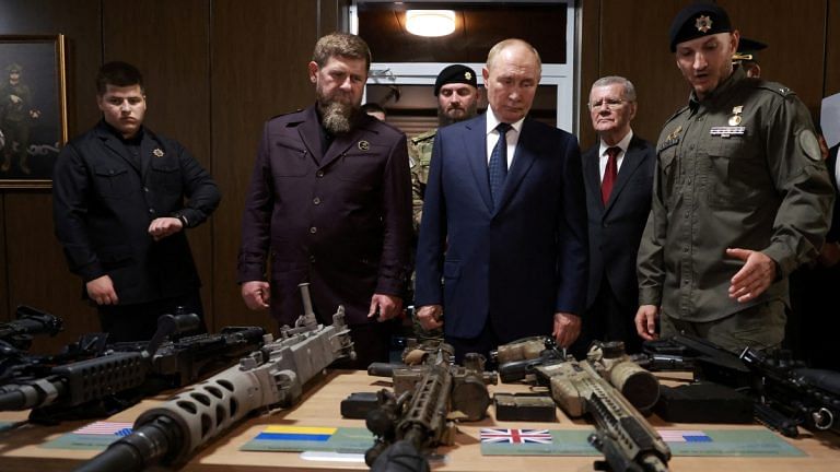 Putin makes first trip to North Caucasus in 13 years, inspects troops readying to fight Ukraine