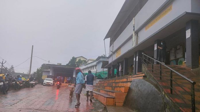 The Government Lower Primary School in Meppadi, where displaced families are sheltering | Aneesha PA | ThePrint