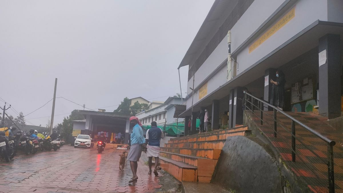 The Government Lower Primary School in Meppadi, where displaced families are sheltering | Aneesha PA | ThePrint