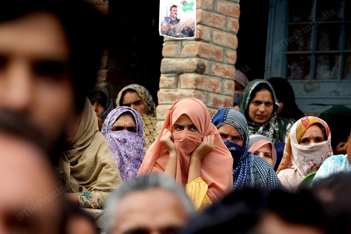 Women watching Waheed ur Rehman Para's campaign in Pulwama | Praveen Jain | ThePrint