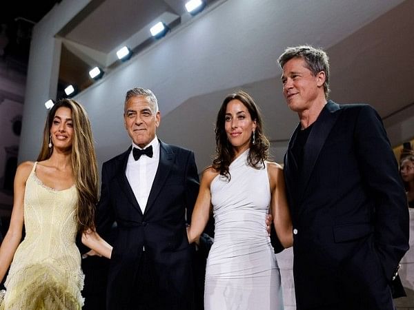 Brad Pitt makes red carpet debut with girlfriend Ines de Ramon at Venice International Film Festival