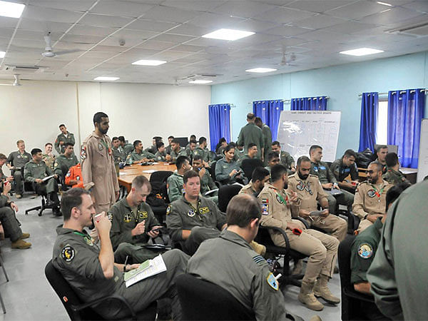 Air Warriors from friendly foreign countries share operational, maintenance practices during Exercise Tarang Shakti 