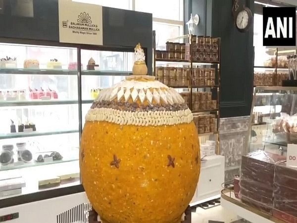 Kolkata sweet shop creates massive 500-kg ladoo for Ganesh Chaturthi celebrations