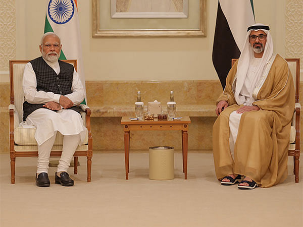 Abu Dhabi Crown Prince to visit India on September 9-10, participate in business forum in MumbaiPrime Minister Narendra Modi with Abu Dhabi Crown Prince Sheikh Khaled bin Mohamed bin Zayed Al Nahyan (Photo: X@narendramodi)