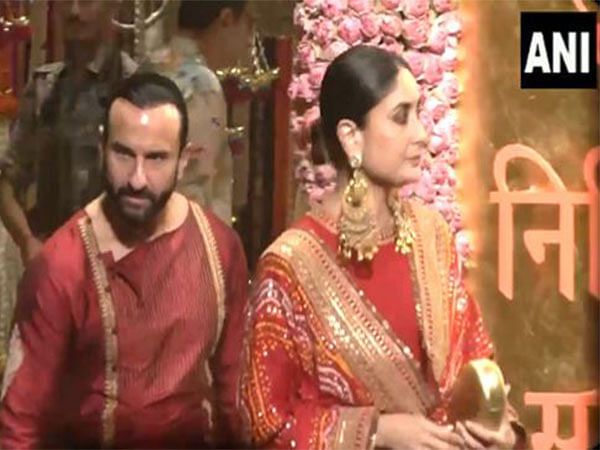 Kareena Kapoor Khan, Saif Ali Khan join Ambani's Ganesh Chaturthi celebration