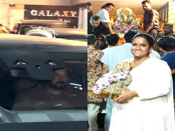 Arbaaz Khan, Arpita, Aayush Sharma gather at Salman Khan's residence for Ganpati Visarjan celebrations