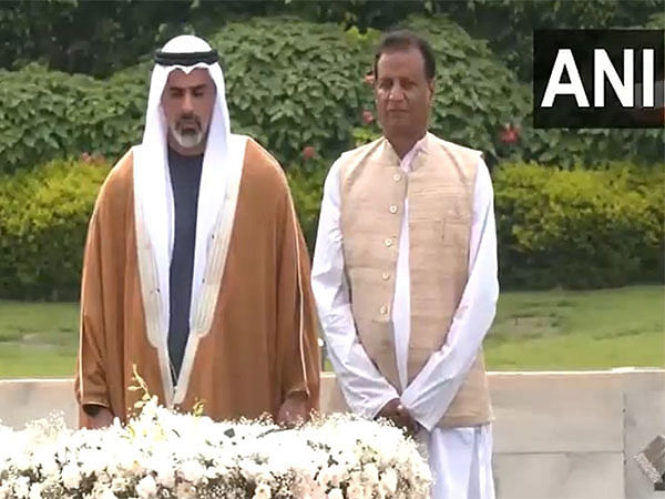 Abu Dhabi Crown Prince pays homage to Mahatma Gandhi at Rajghat 