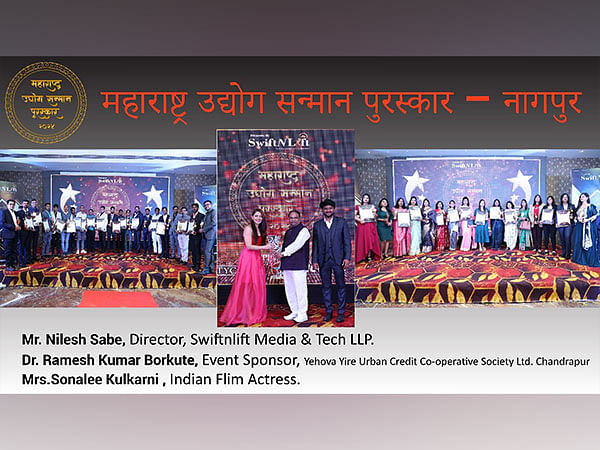 Maharashtra Udyog Sanman Purskar 2024 Swiftnlift Media Group Celebrates Business Excellence in Nagpur