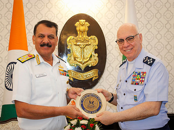 Navy chief meets Commander of the Brazilian Air Force, discuss bilateral defence cooperation