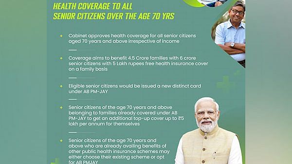 All citizens above 70 years brought under Ayushman Bharat health scheme