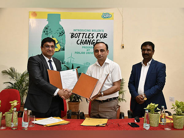 Bisleri International Partners with Panjab University to establish On-Campus Material Recovery Facility (MRF) under 'Bottles for Change' initiative