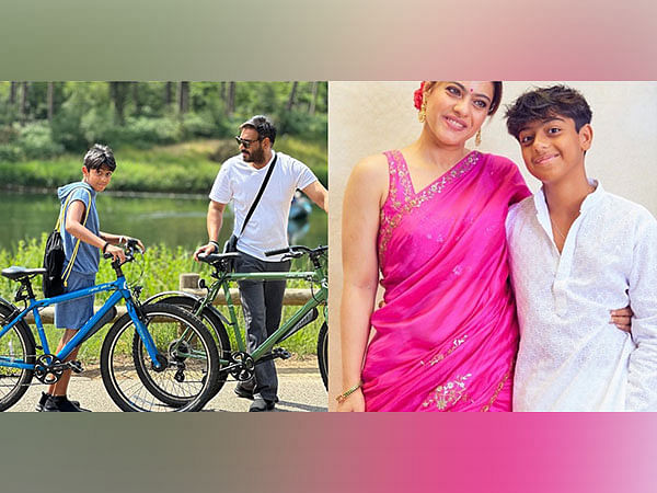 Ajay, Kajol share adorable pictures to celebrate son Yug's 14th birthday