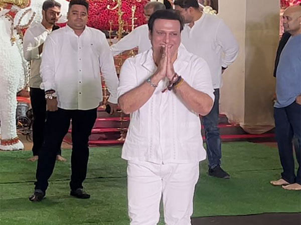 Govinda arrives in style for Ganpati Darshan at Maharashtra CM Eknath Shinde's residence 