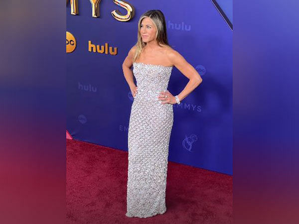 Jennifer Aniston brings signature glam to Emmy 2024 red carpet in a dazzling champagne gown