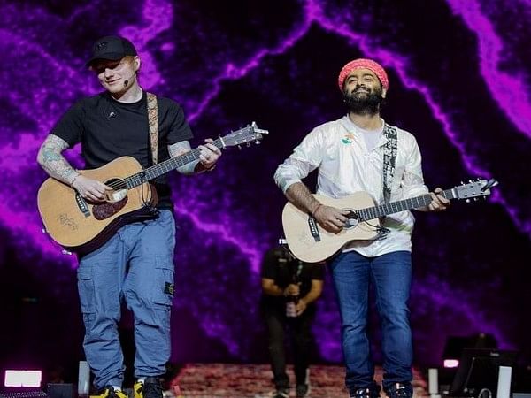 Arijit Singh performs with Ed Sheeran in London, see pics from their 'perfect' moment