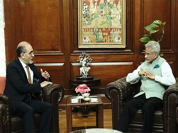 EAM Jaishankar receives Egyptian Ambassador Wael Hamed for his farewell call