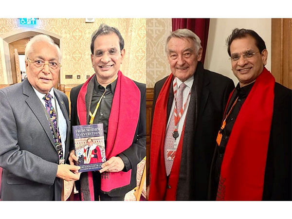 Film Producer Vinod Bachchan Honored at the House of Lords, UK Parliament