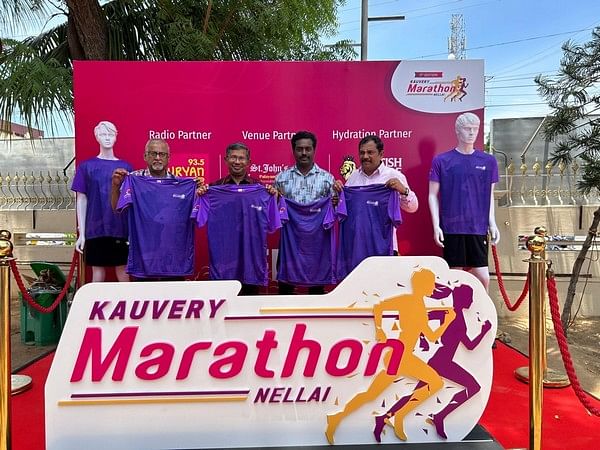 T-Shirt and Medal Unveiled for the 3rd Edition of Kauvery Marathon Nellai