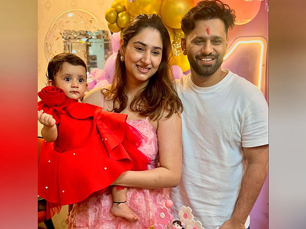 Rahul Vaidya, Disha Parmar celebrate 1st birthday of their daughter 