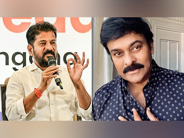 Telangana CM Revanth Reddy congratulates Chiranjeevi on Guinness World Record achievement